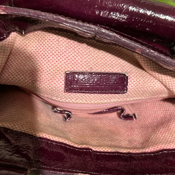 Dooney & Bourke Glossy Burgundy Shoulder Bag - Picture 9 of 15